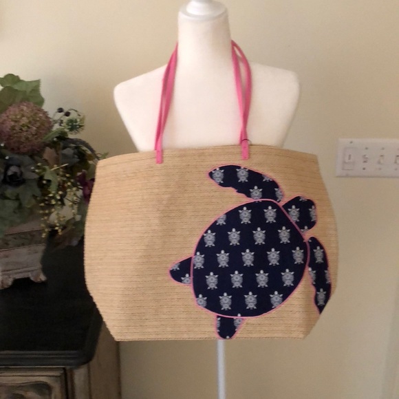 vera bradley turtle beach bag